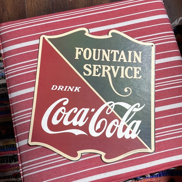 Coca Cola Nostalgic Printed Advertising reproduction cardboard hanging sign - Picture 1 of 3